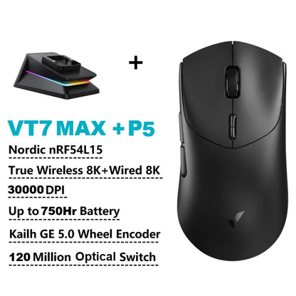 Mouse Gamer Rapoo VT7 Max Wireless Bluetooth | Alta Performance  |Recarregável