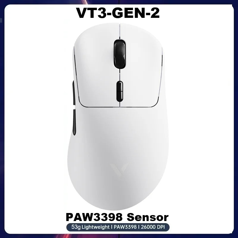 Mouse Gamer Rapoo VT3 Pro Wireless | Sensor de Alta Precisão | Bluetooth + 2.4GHz