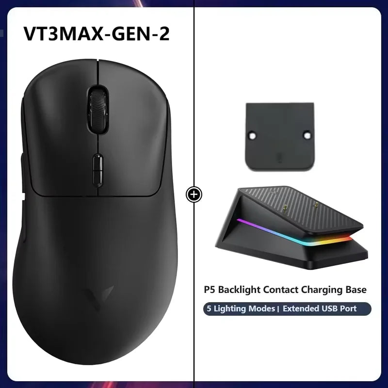 Mouse Gamer Rapoo VT3 Pro Wireless | Sensor de Alta Precisão | Bluetooth + 2.4GHz