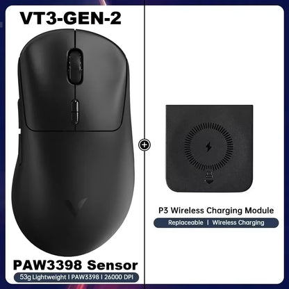 Mouse Gamer Rapoo VT3 Pro Wireless | Sensor de Alta Precisão | Bluetooth + 2.4GHz