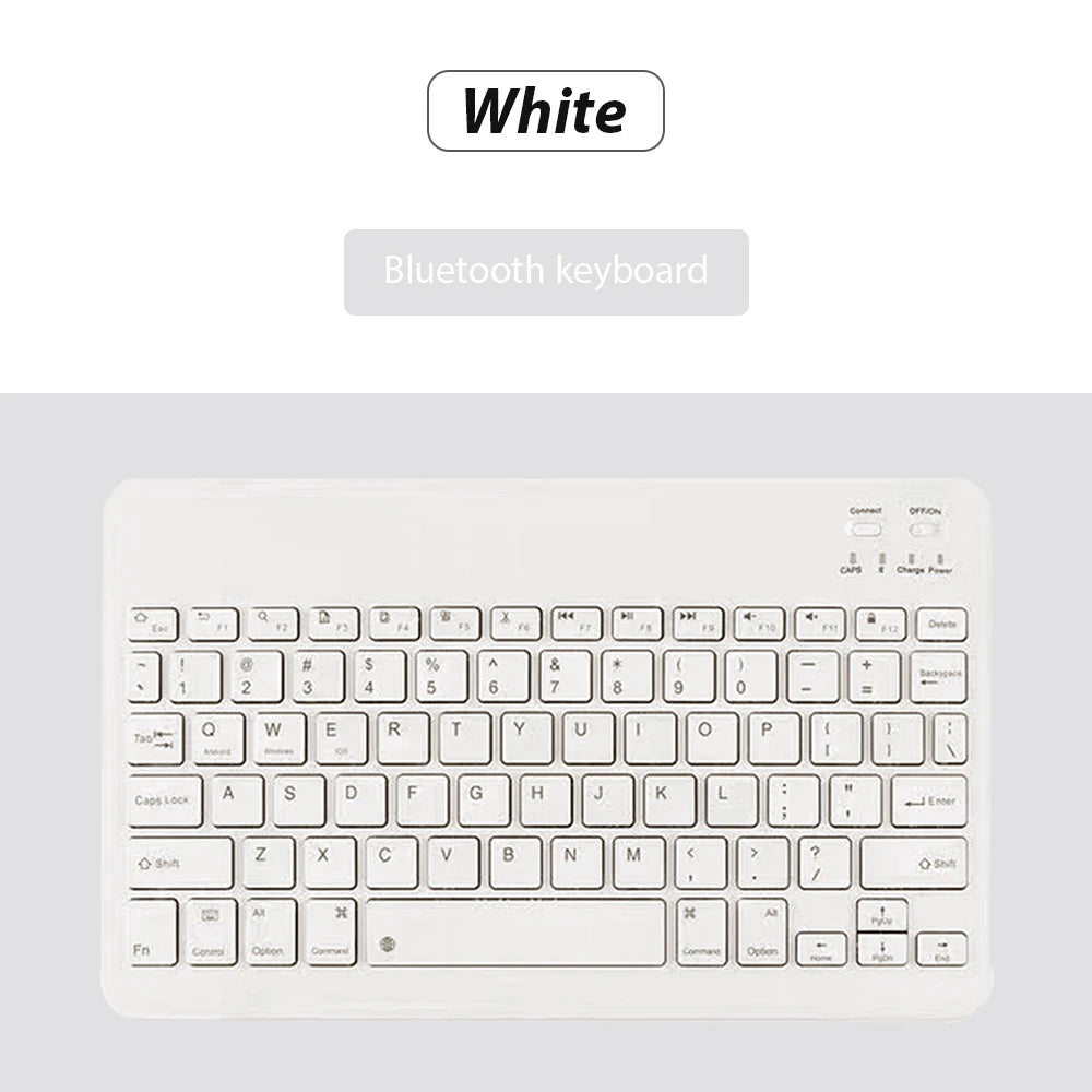 Kit Teclado e Mouse Bluetooth Recarregável | Compatível com Notebook, Tablet, Celular e PC
