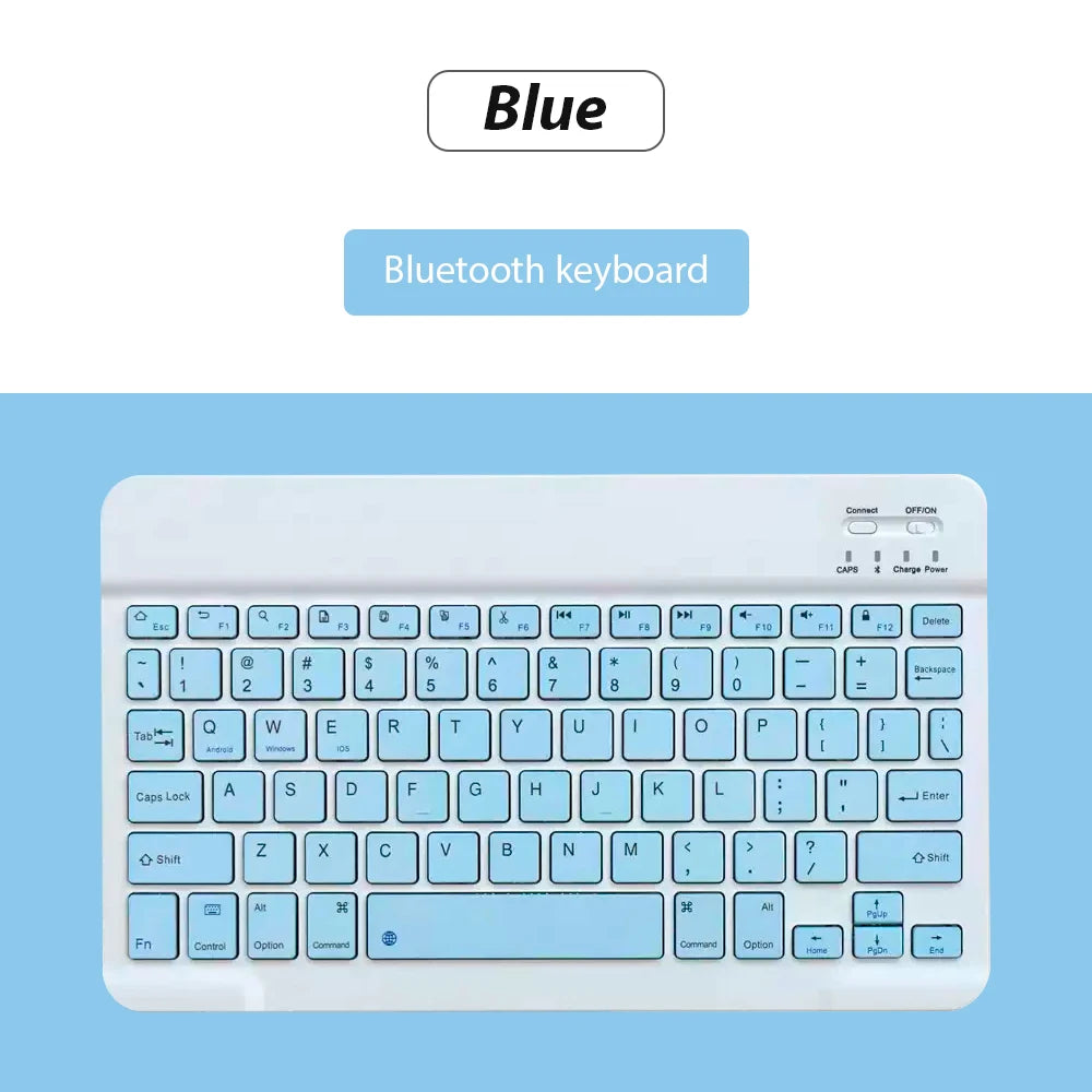Kit Teclado e Mouse Bluetooth Recarregável | Compatível com Notebook, Tablet, Celular e PC