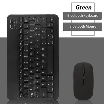 Kit Teclado e Mouse Bluetooth Recarregável | Compatível com Notebook, Tablet, Celular e PC