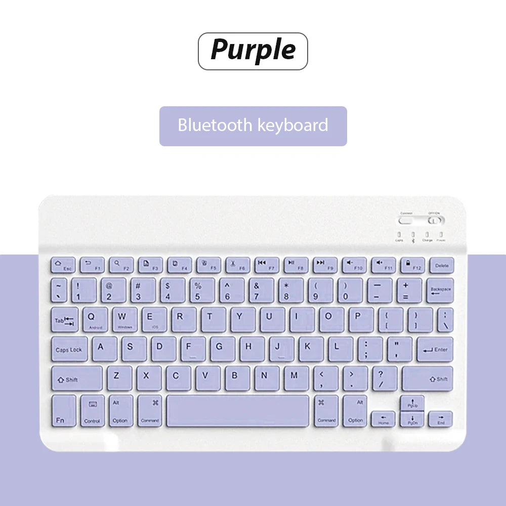 Kit Teclado e Mouse Bluetooth Recarregável | Compatível com Notebook, Tablet, Celular e PC