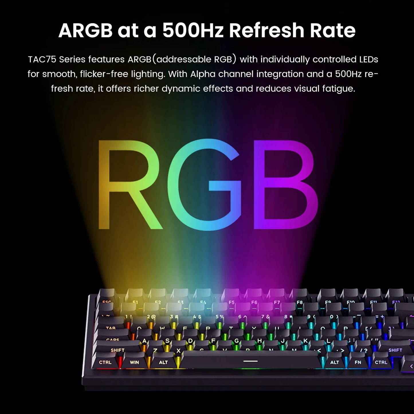Teclado Gamer Akko TAC75 HE RGB 75% | Hall Effect | Rapid Trigger | Hot Swap