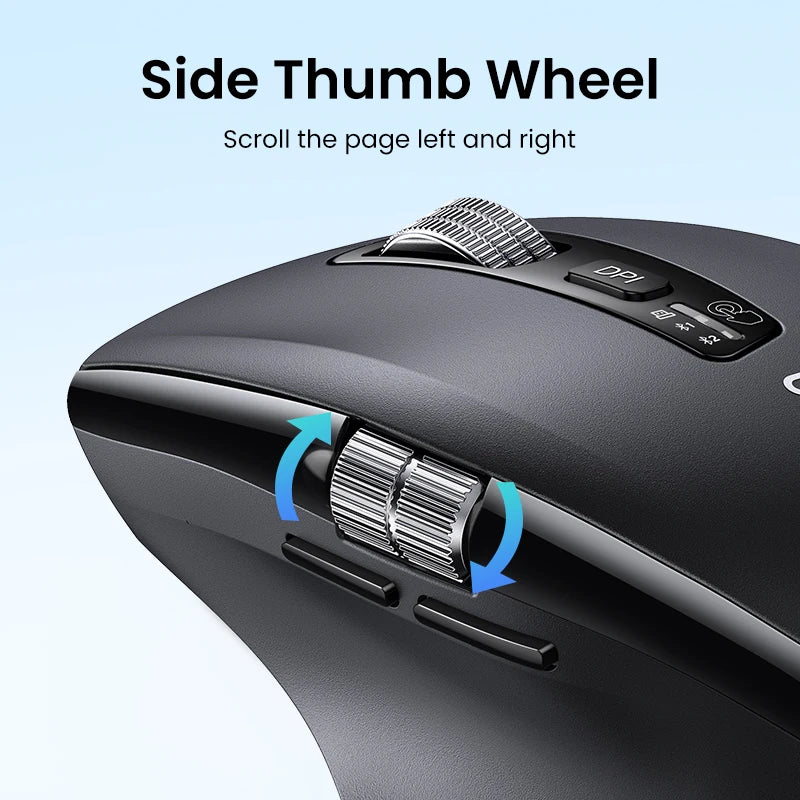 Mouse Sem Fio Ugreen M751 Bluetooth 5.4 Recarregável | Rolagem Rápida e Design Ergonômico  Nota: 10/10