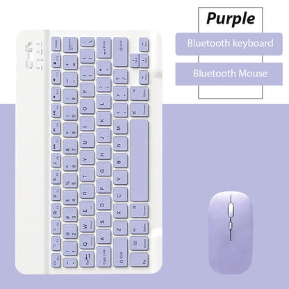 Kit Teclado e Mouse Bluetooth Recarregável | Compatível com Notebook, Tablet, Celular e PC
