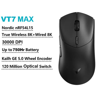Mouse Gamer Rapoo VT7 Max Wireless Bluetooth | Alta Performance  |Recarregável