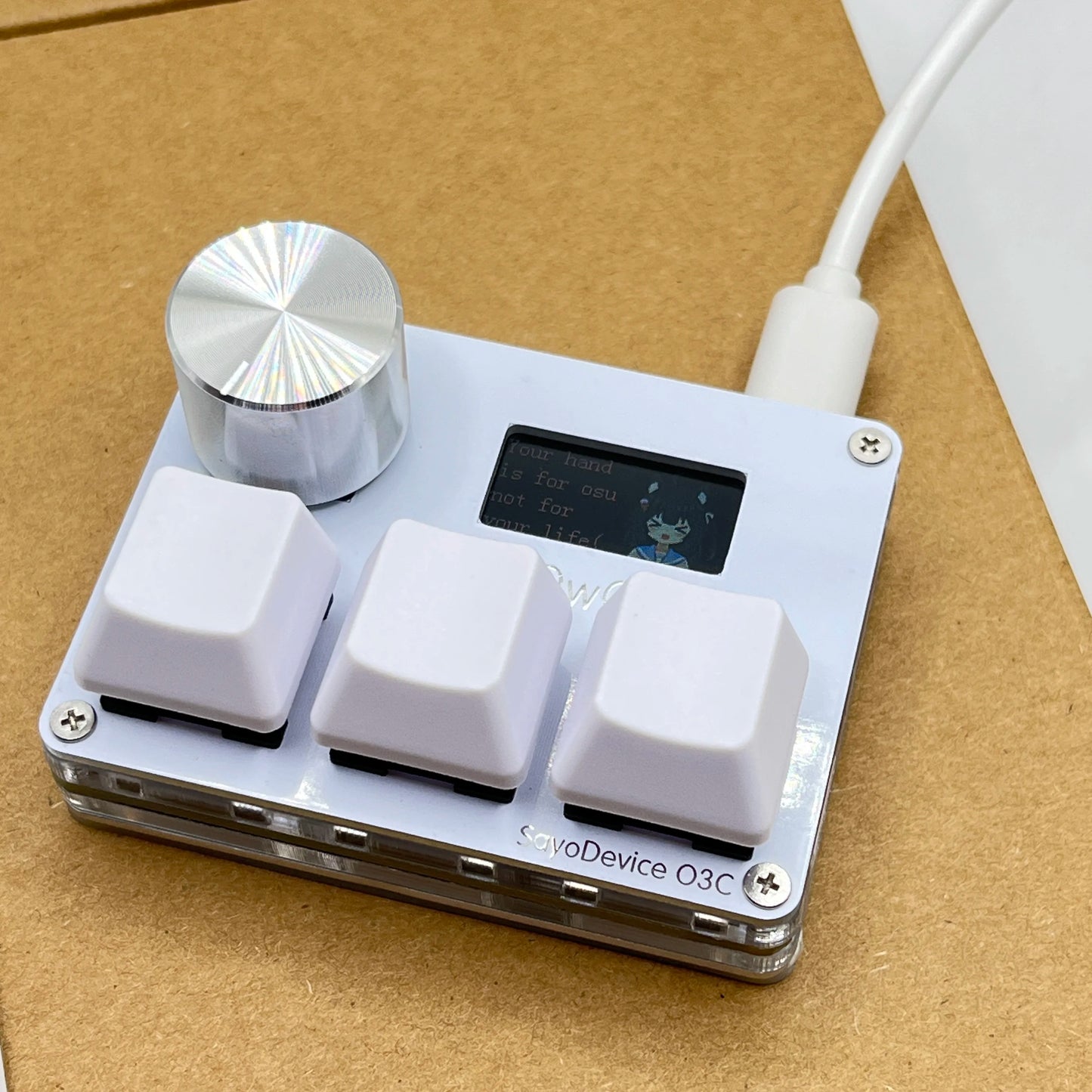 Teclado Gamer SayoDevice O3C RGB | Switch Magnético | Rapid Trigger