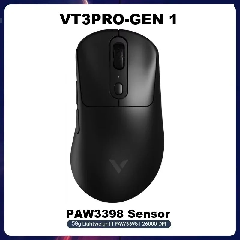 Mouse Gamer Rapoo VT3 Pro Wireless | Sensor de Alta Precisão | Bluetooth + 2.4GHz