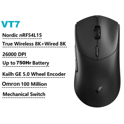 Mouse Gamer Rapoo VT7 Max Wireless Bluetooth | Alta Performance  |Recarregável