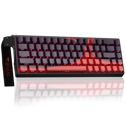Teclado Gamer AULA WIN68HE RGB | Switch Magnético | Rapid Trigger | 8K Polling Rate