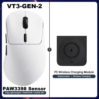 Mouse Gamer Rapoo VT3 Pro Wireless | Sensor de Alta Precisão | Bluetooth + 2.4GHz