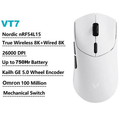 Mouse Gamer Rapoo VT7 Max Wireless Bluetooth | Alta Performance  |Recarregável