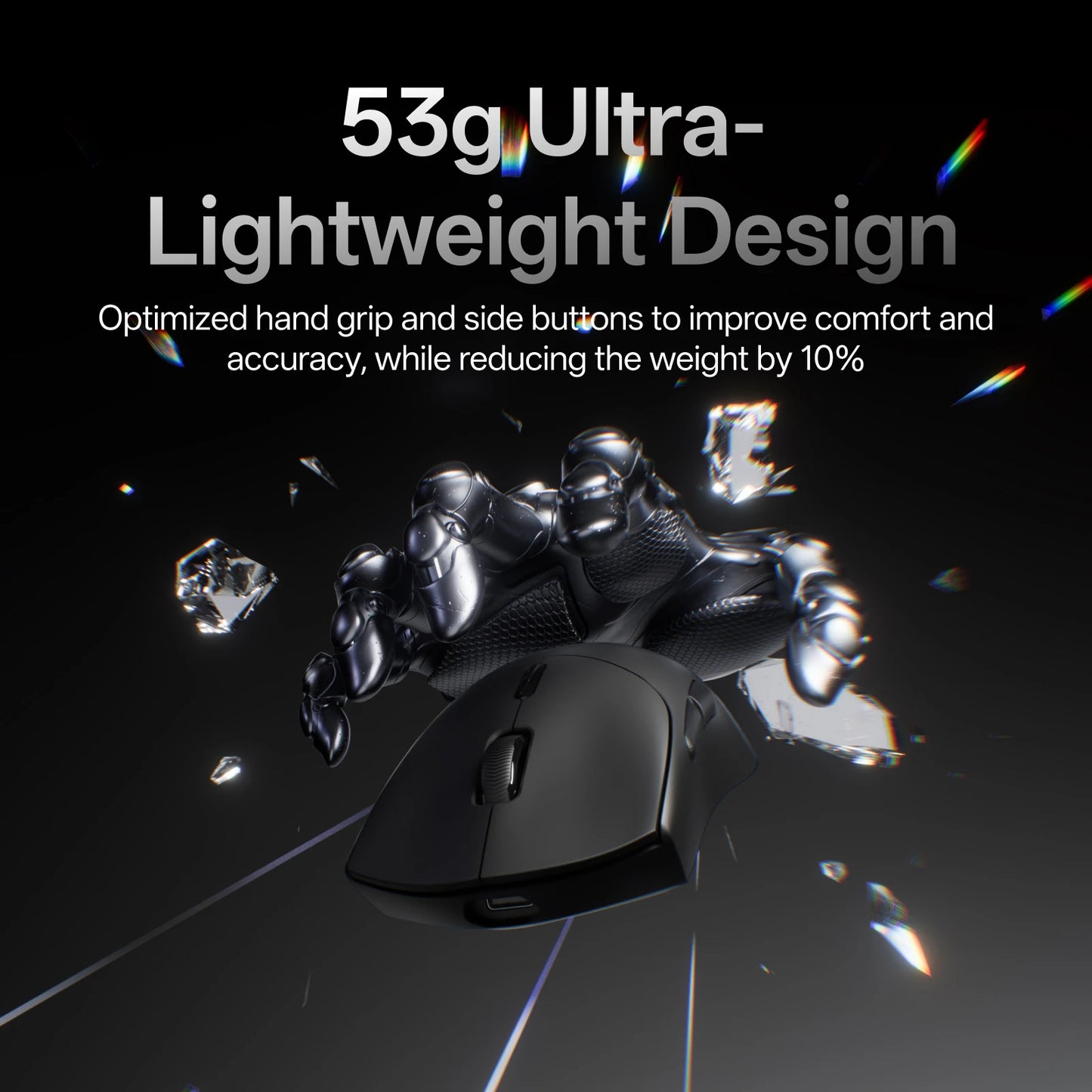 Mouse Gamer Rapoo VT7 Max Wireless Bluetooth | Alta Performance  |Recarregável
